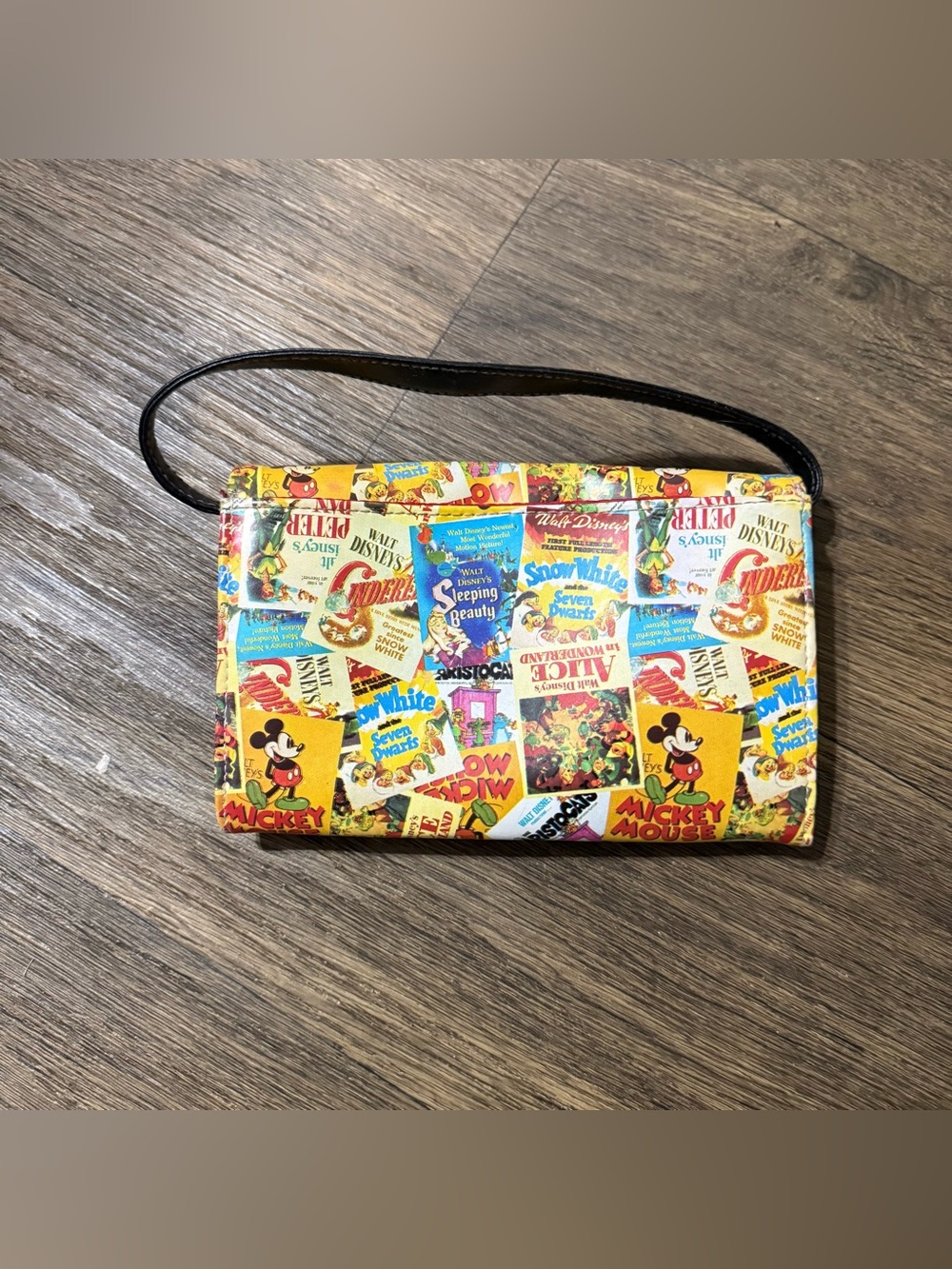 Disney Classic Movie Poster Mini Purse Wallet Clutch